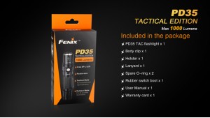 Fenix PD35 - Tactical - Negru
